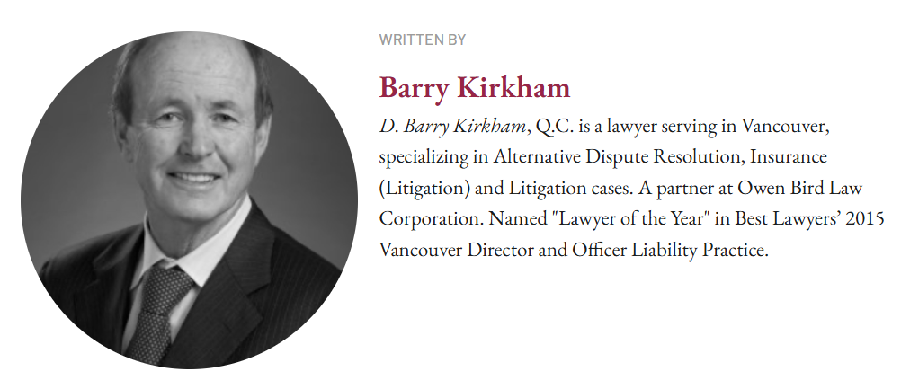 Barry Kirkham’s presentation for the Truth and the Law event