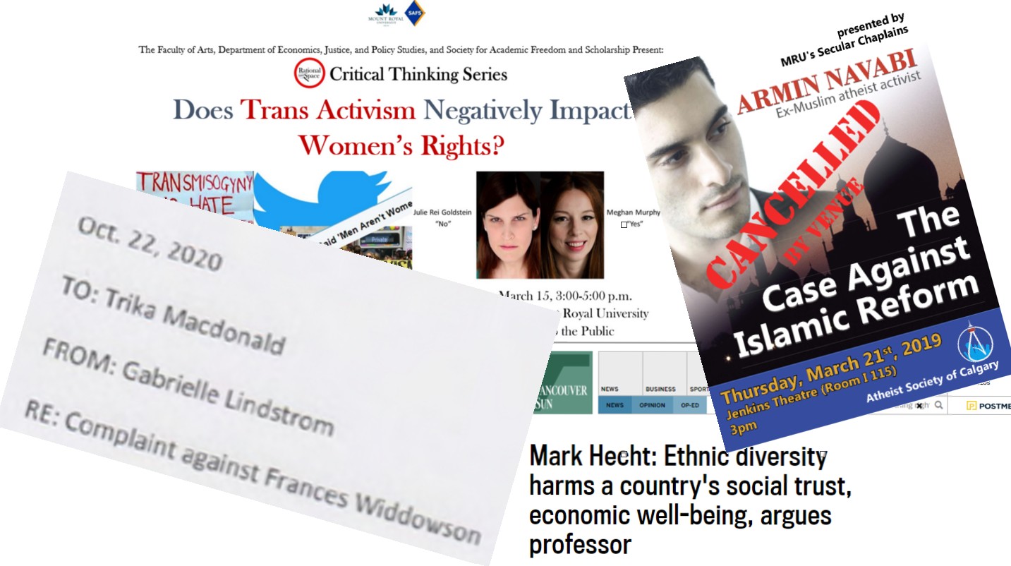 The origins of the poisoning of MRU’s academic environment