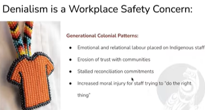 Examining Len Pierre’s “Responding to Denialism” session