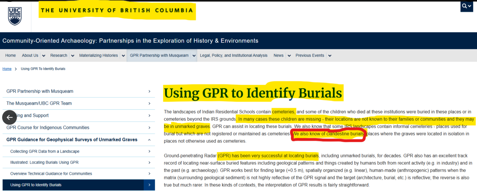 UBC and “Grave Error” Propaganda