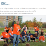 MRU’s Human Spiderweb Enactment