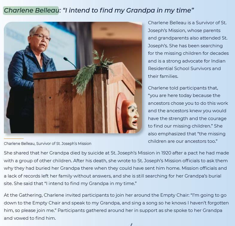 Chief Charlene Belleau – Lies or Misremembering?