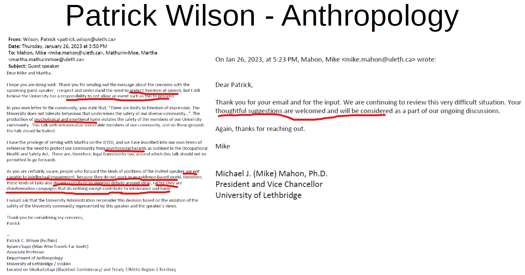 PhD Dissertation from the University of Lethbridge (Mike Bruised Head)